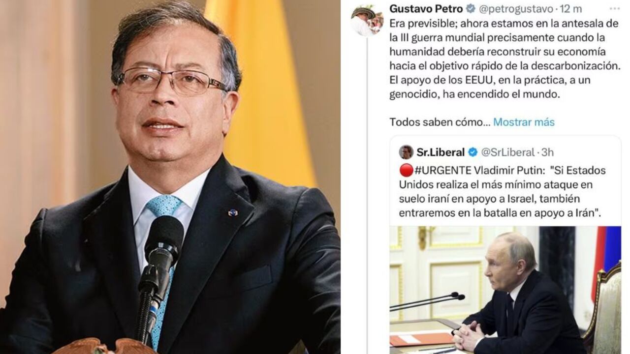 El Mandatario colombiano sustentó su declaración con un mensaje de Vladímir Putin, pero este provenía de una cuenta no oficial y Petro lo asumió como real.