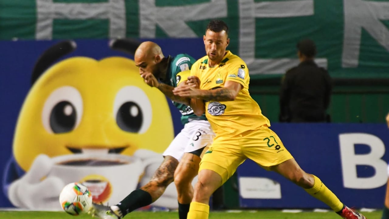 Imágenes del juego entre Deportivo Cali y Bucaramanga, por la cuarta fecha de la Liga Betplay 2025-I.