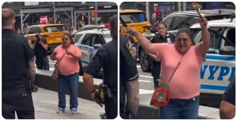 La mujer fue abatida por la policía tras apuñalamiento mortal en Times Square.