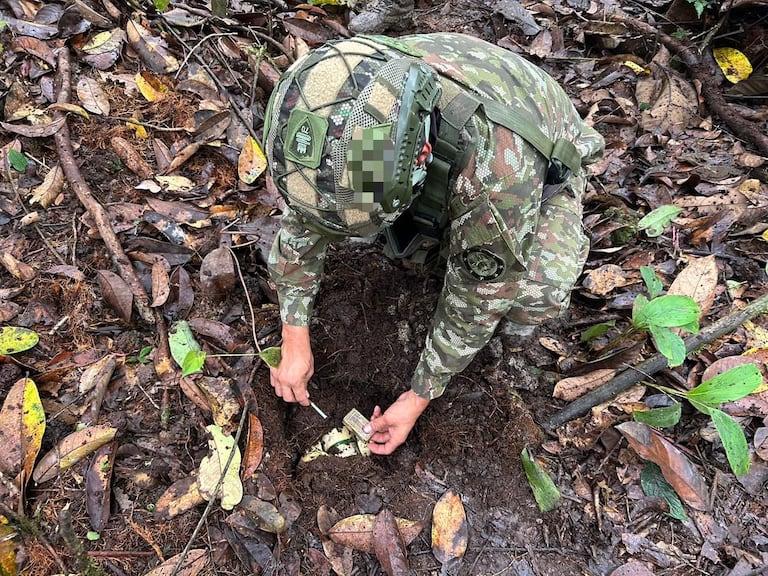 Según información oficial, los explosivos habrían sido instalados por el frente Carlos Patiño de las disidencias de las Farc, estructura que opera bajo el mando de Iván Mordisco.