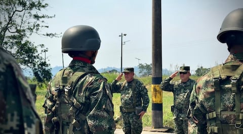 El brigadier general Freddy Fernando Gómez Gamba, comandante de la Cuarta División, está al mando de más de 8.000 soldados en el suroriente colombiano.