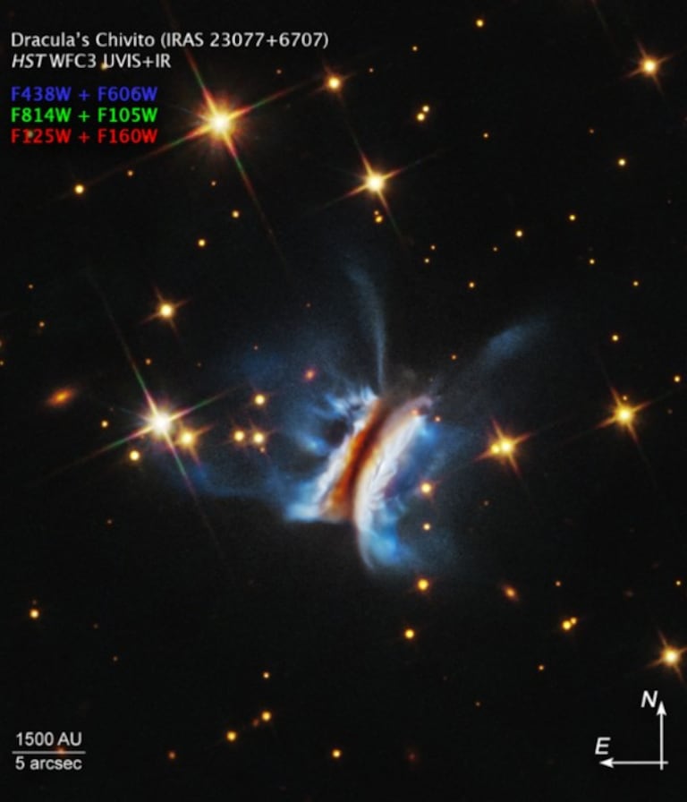 Así ha sido denominado este disco protoplanetario captado por el Hubble.