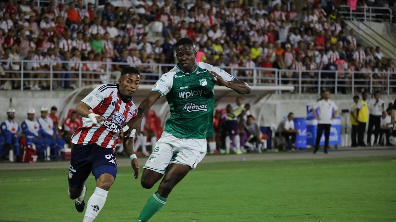 Imagen del partido entre Junior de Barranquilla y Deportivo Cali por la fecha 15 del primer semestre de la Liga Colombiana 2026.