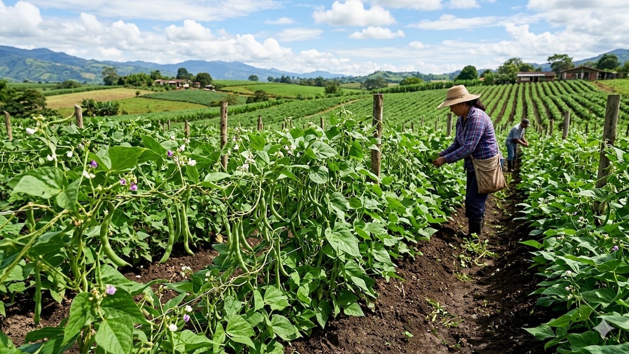 frijoles, fríjol, cultivo