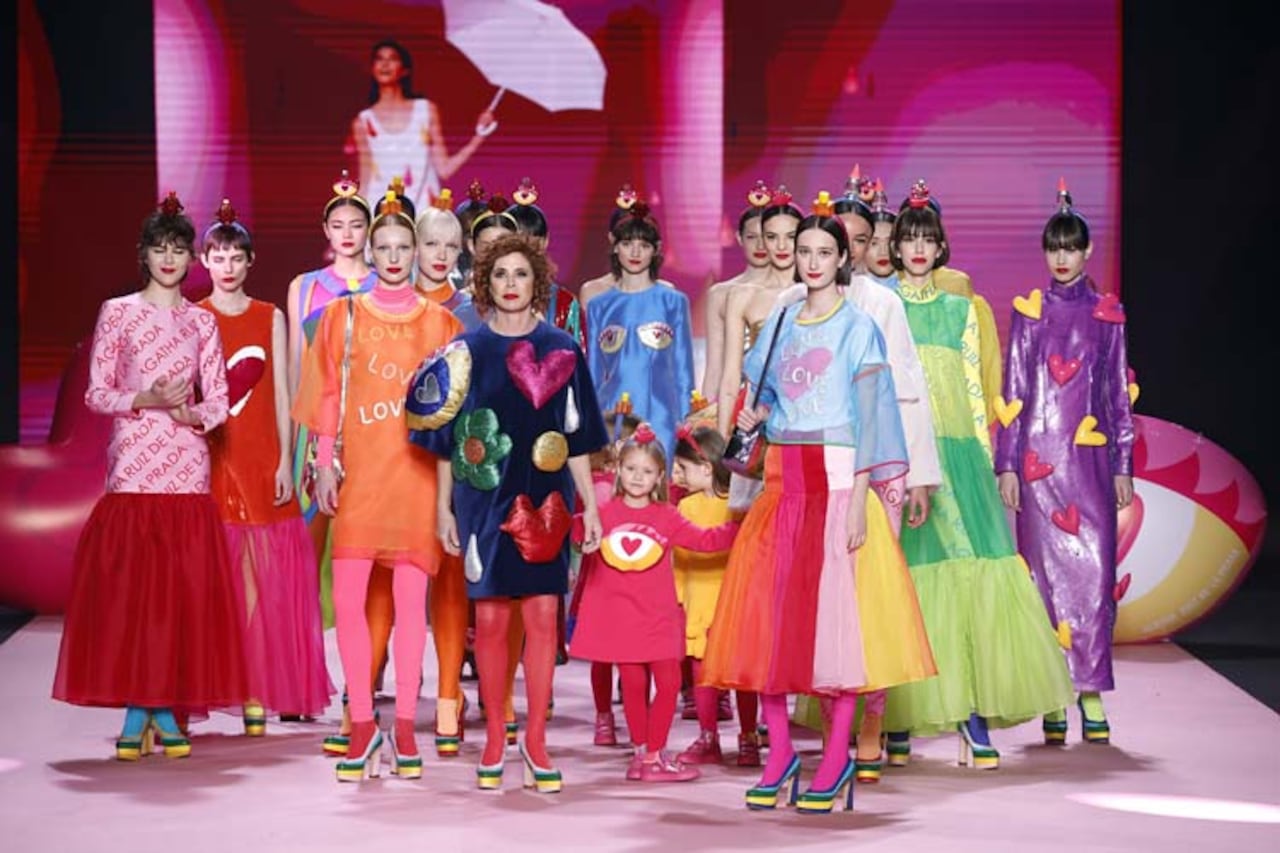 Desfile otoño-invierno 23-24 Ágatha Ruiz de la Prada, Mercedes-Benz Fashion Week