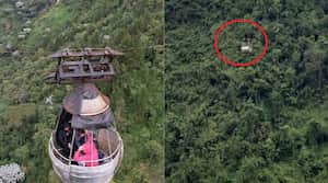 Personas atrapadas en cable aéreo en Caldas.