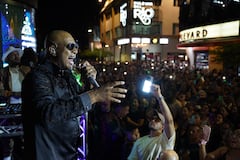 Willy García se apareció sorpresivamente en el emblemático Bulevar del Río