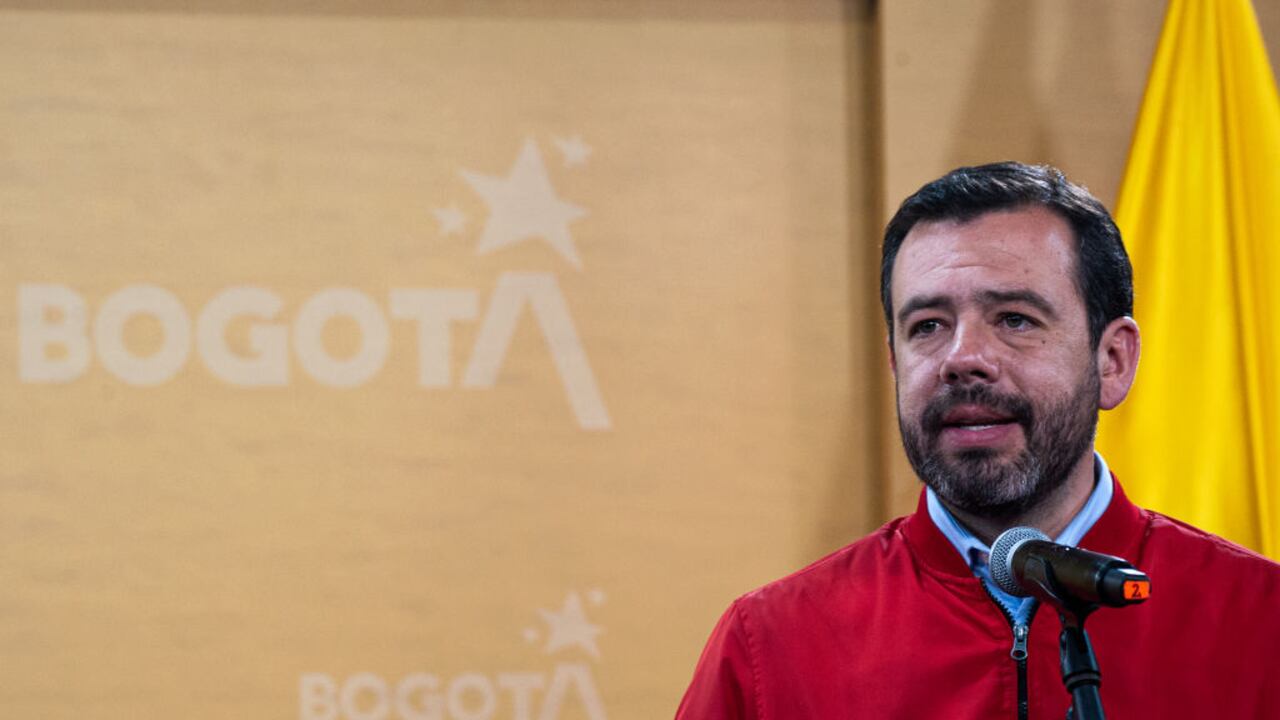 Carlos Fernando Galán, alcalde de Bogotá, el 30 de octubre de 2023 en la capital colombiana