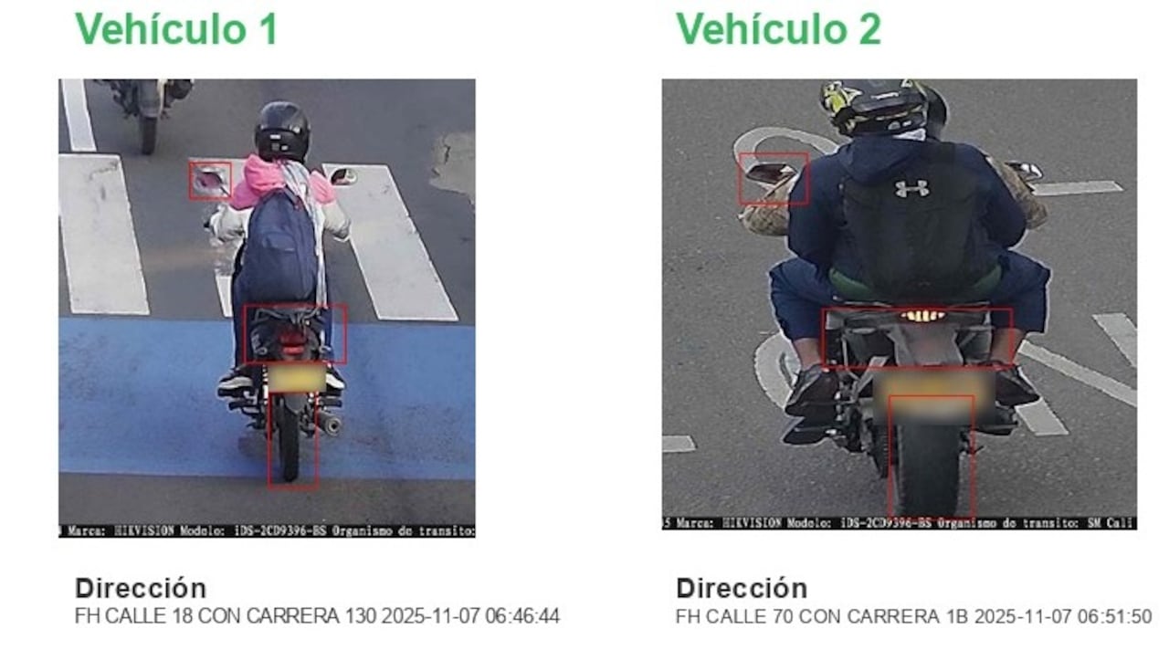 También hay casos de placas de motos clonadas, aunque en una menor proporción.