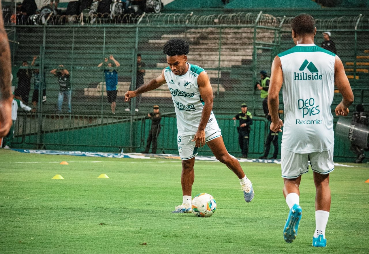 Johan Martínez previo al duelo entre Deportivo Cali y Alianza FC por la Copa Colombia.