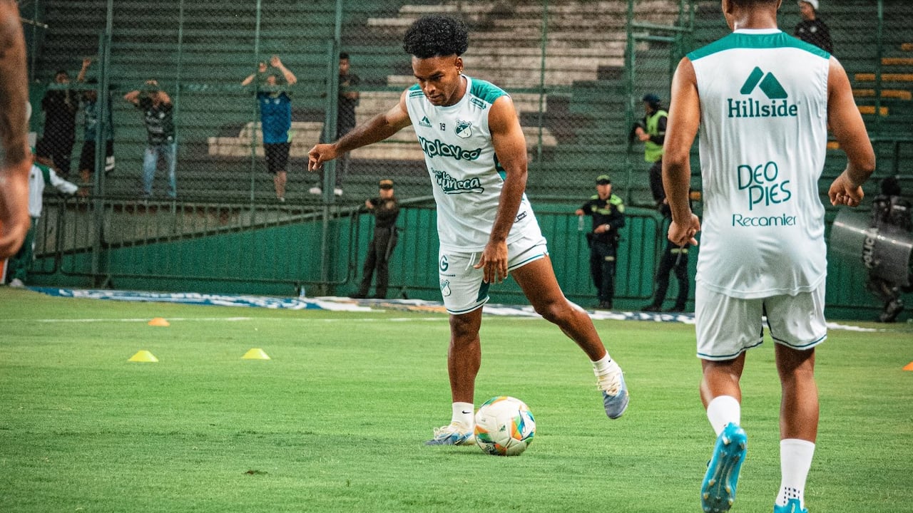 Johan Martínez previo al duelo entre Deportivo Cali y Alianza FC por la Copa Colombia.