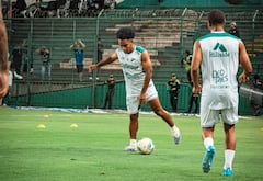 Johan Martínez previo al duelo entre Deportivo Cali y Alianza FC por la Copa Colombia.