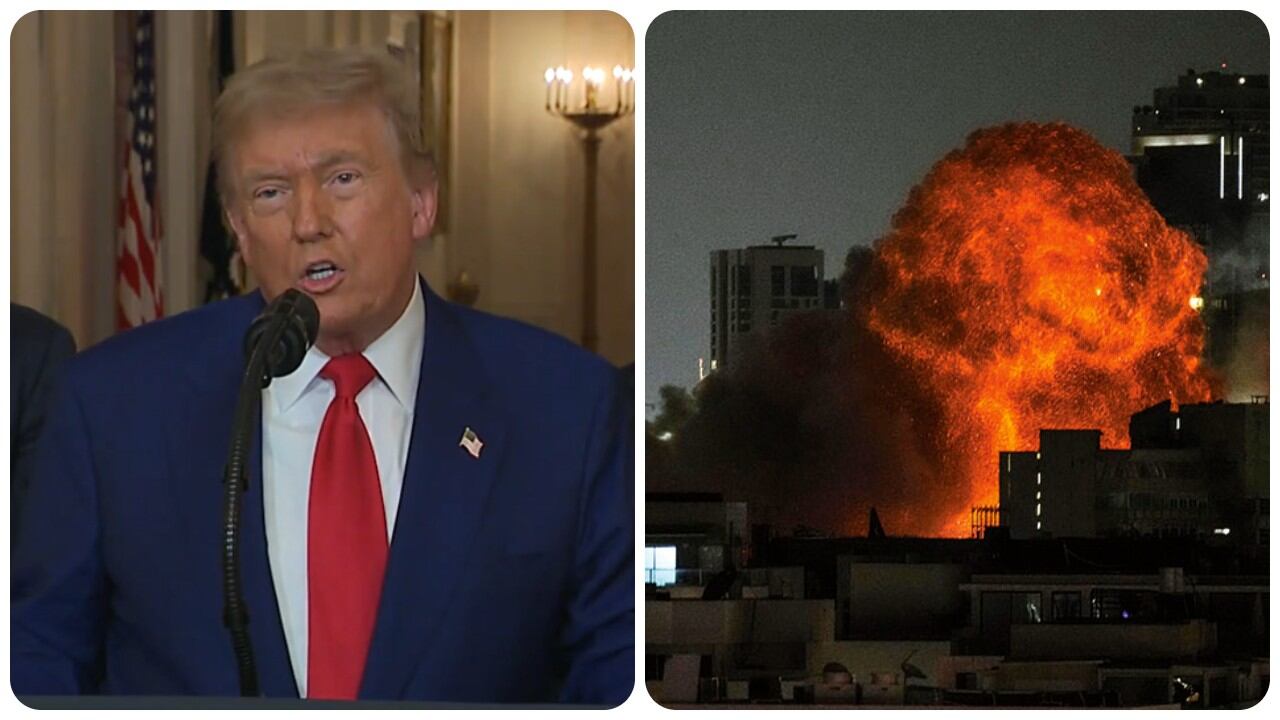 El presidente Donald Trump calificó el ataque de Estados Unidos a Irán como "exitoso".