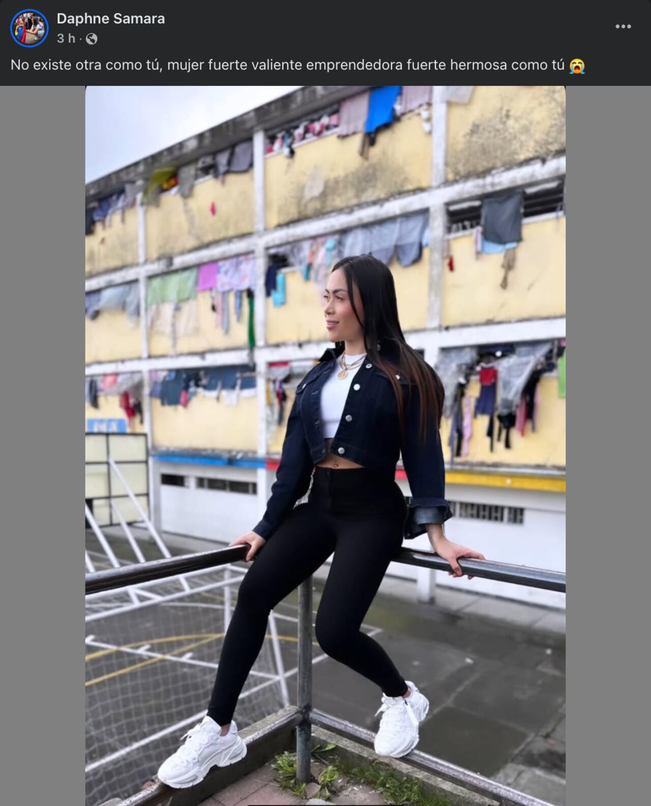 Foto de Epa Colombia publicada en el Facebook de su hija, Daphne Samara