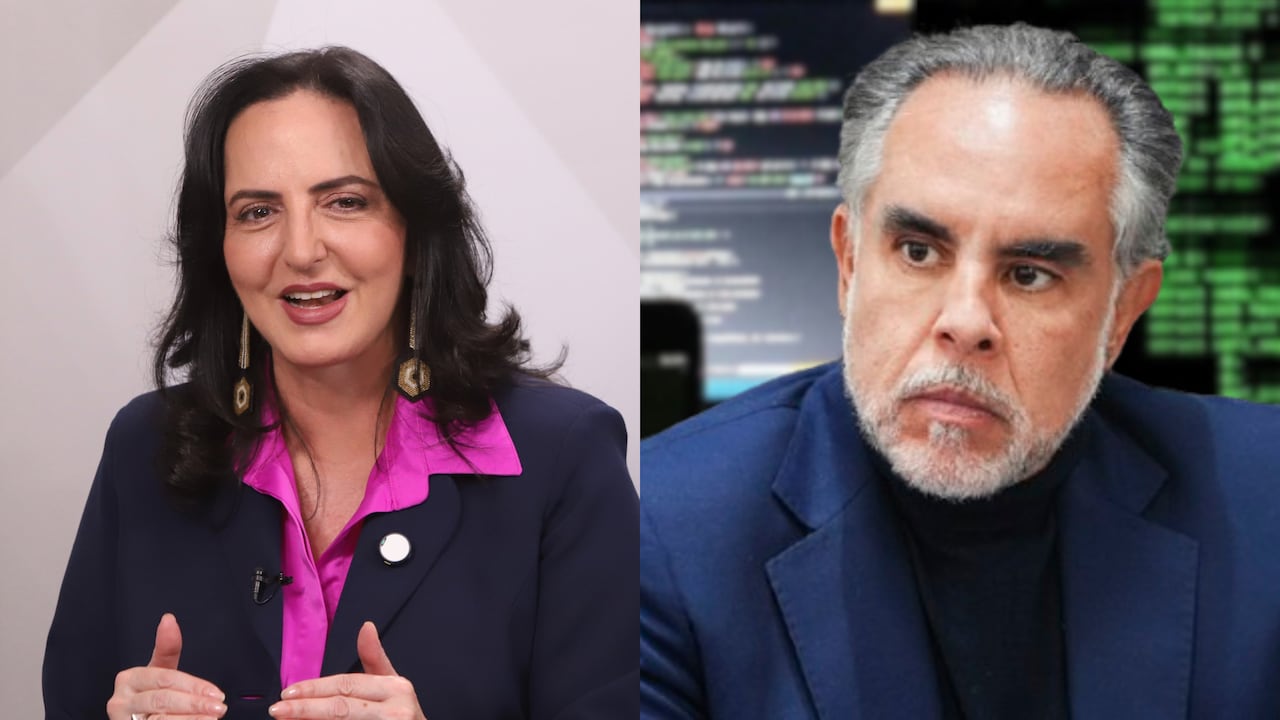 María Fernanda Cabal y Armando Benedetti.