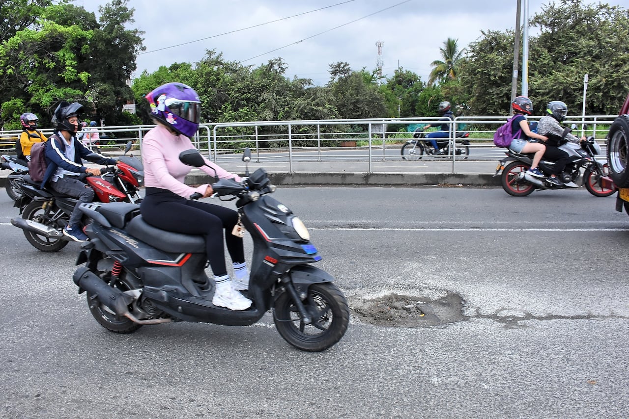 El País Denuncia, Hueco en la Simón Bolívar al frente de la Escombrera