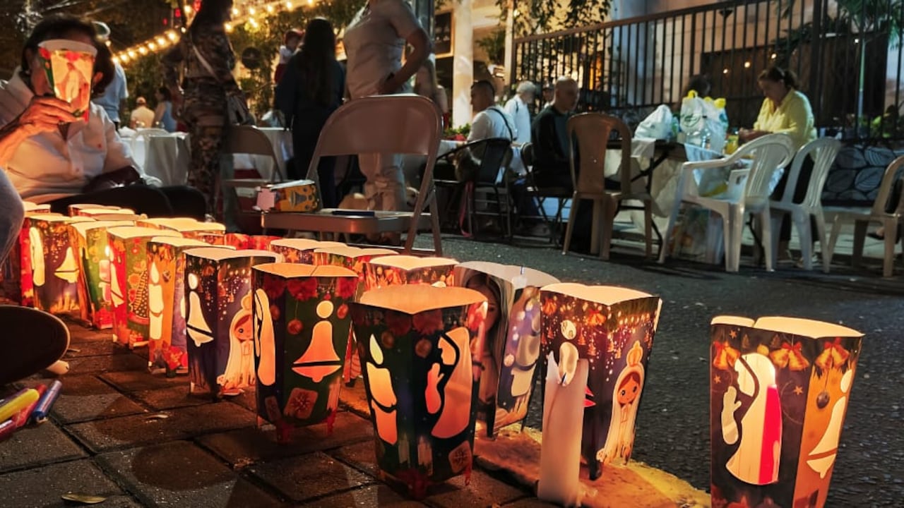 Los barrios se vistieron de gala para recibir el día de las Velitas.