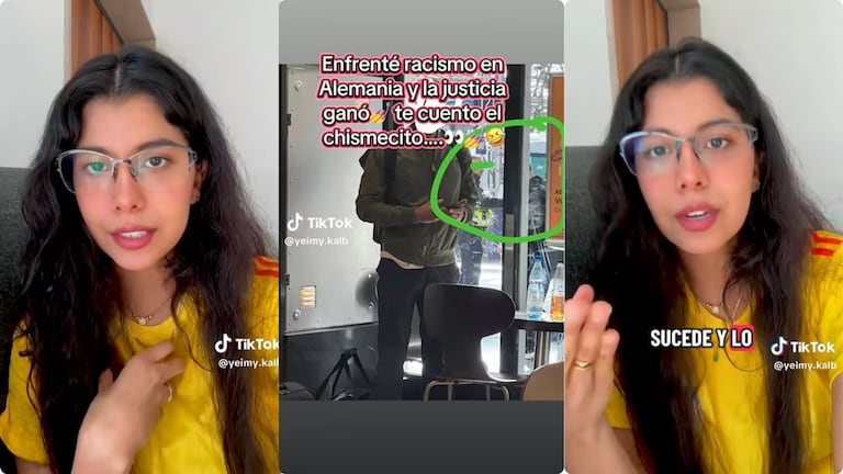 Colombiana residente en Alemania relató en TikTok un episodio de discriminación que vivió en un restaurante.