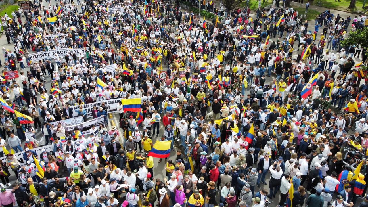 Marcha por la vida en Bogotá