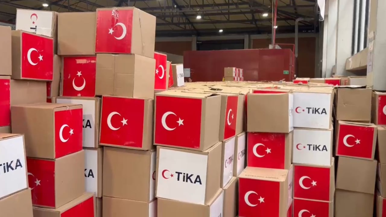 Ayuda enviada desde Turquía