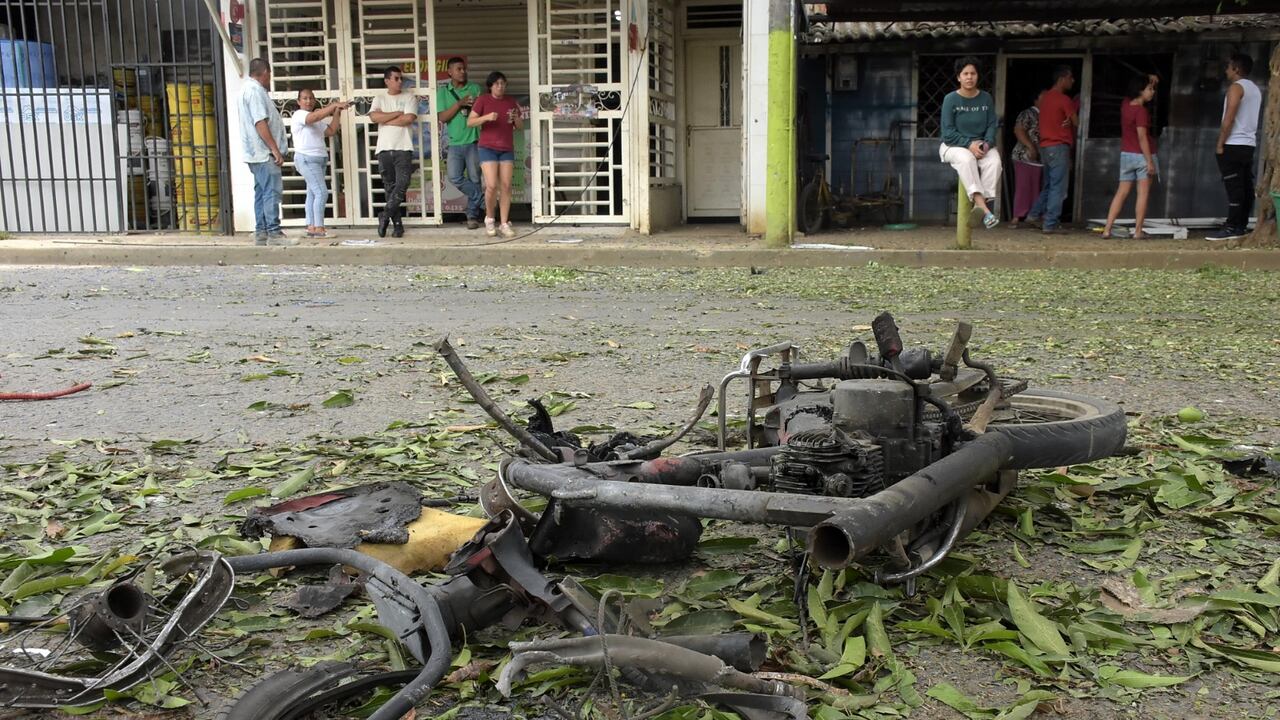 Atentado Motobomba en Jamundí