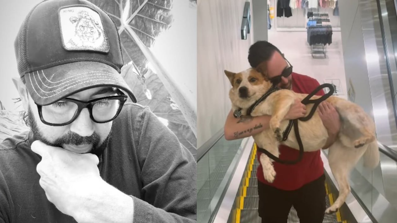 Lucas Arnau anuncia la muerte de su perro Atún