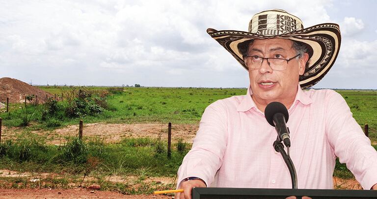 El presidente Gustavo Petro pidió investigar quiénes están detrás del acaparamiento de predios baldíos en Colombia para que pasen a manos de campesinos.