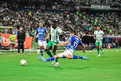 Imagen del partido entre Atlético Nacional y Millonarios por los cuadrangulares de la Liga I-2025.