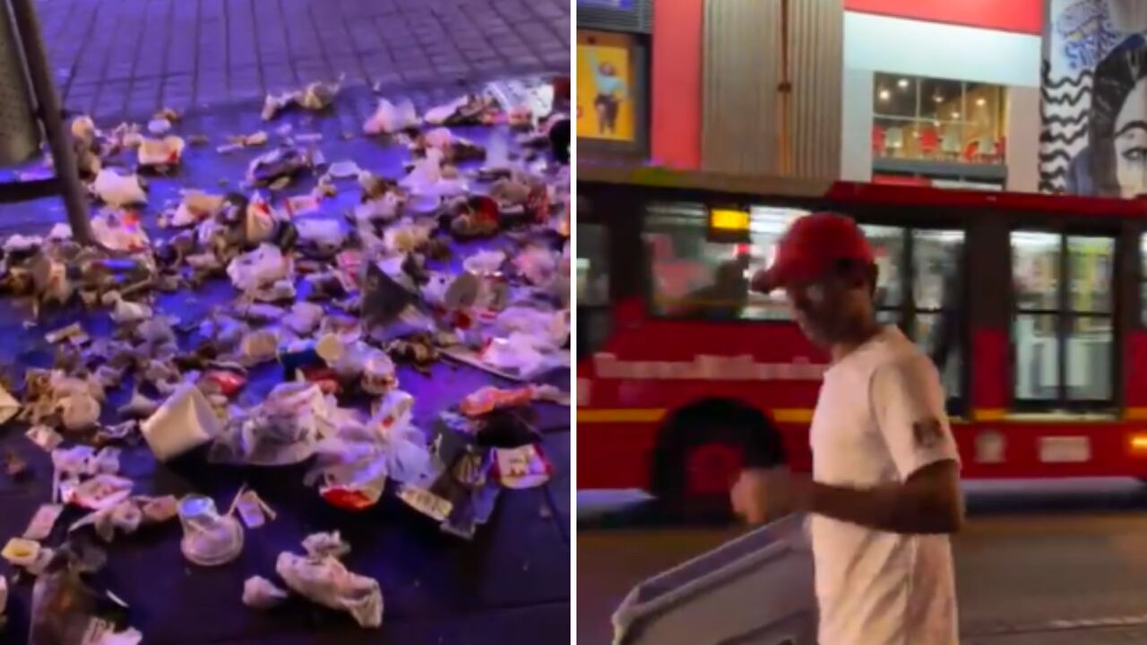 En un video, una ciudadana registró este hecho.