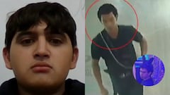 Jaime Esteban Moreno y uno de sus presuntos asesinos.