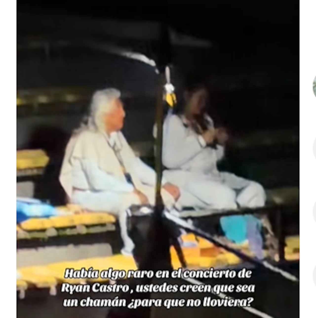 Chamanes en concierto de Ryan Castro.