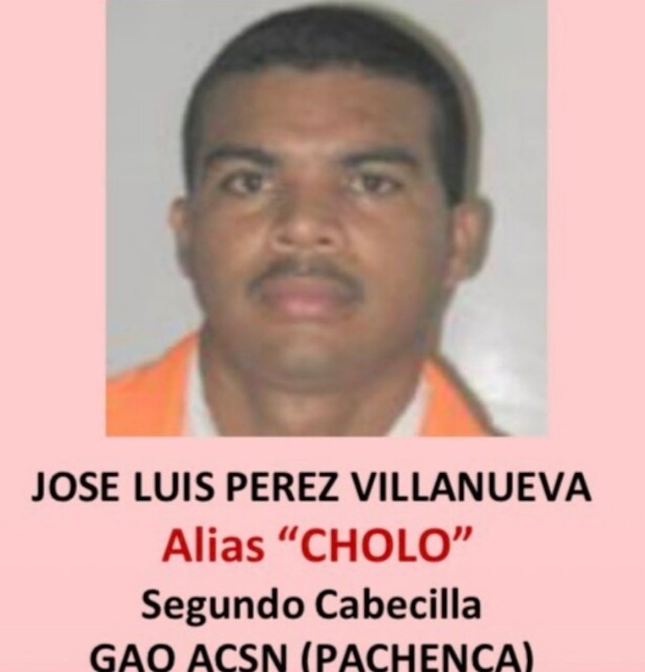 Alias Cholo fue abatido en un operativo de las autoridades colombianas.