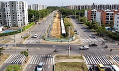Así avanza la ampliación de la Avenida Ciudad de Cali, desde Bochalema hasta Jamundí. Fotos Raúl Palacios / El Pais.