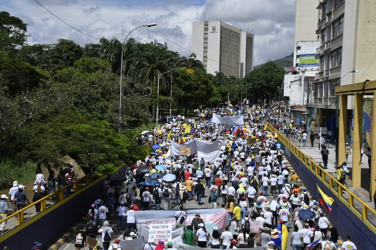 Marchas primero de mayo en Cali