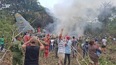 Un avión militar se estrelló este lunes 23 de marzo tras despegar de Puerto Leguízamo, Putumayo.