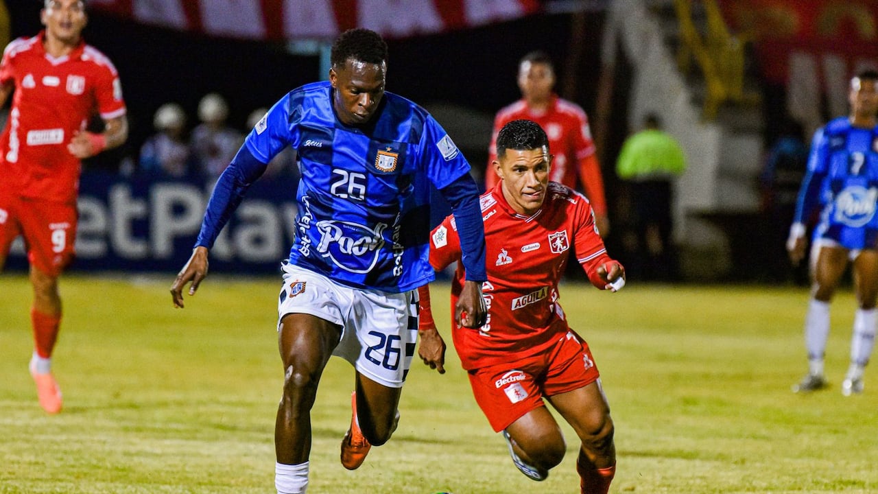 Imagen del partido entre Boyacá Chicó y América de Cali por la fecha 18 del segundo semestre de la Liga Colombiana 2025.