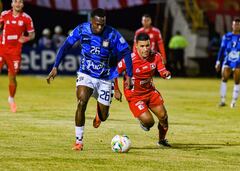 Imagen del partido entre Boyacá Chicó y América de Cali por la fecha 18 del segundo semestre de la Liga Colombiana 2025.