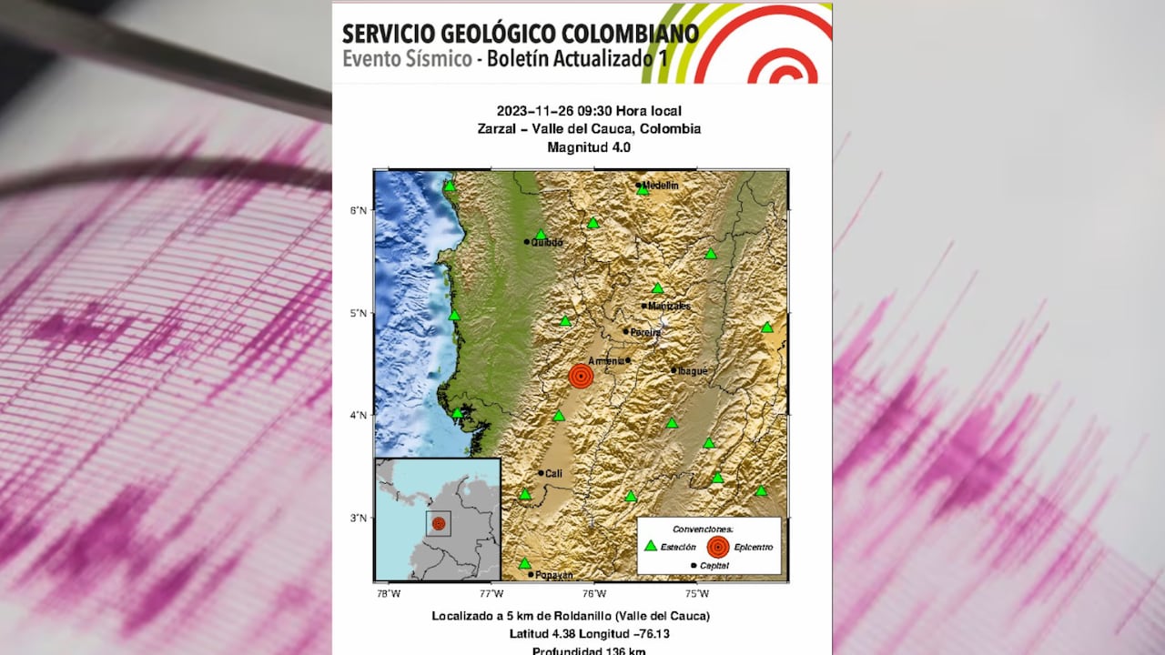 Se han registrado dos sismos este domingo en el país.
