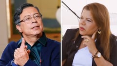 Gustavo Petro y Mary Luz Herrán