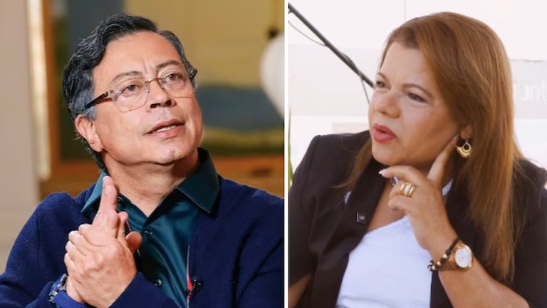 Gustavo Petro y Mary Luz Herrán
