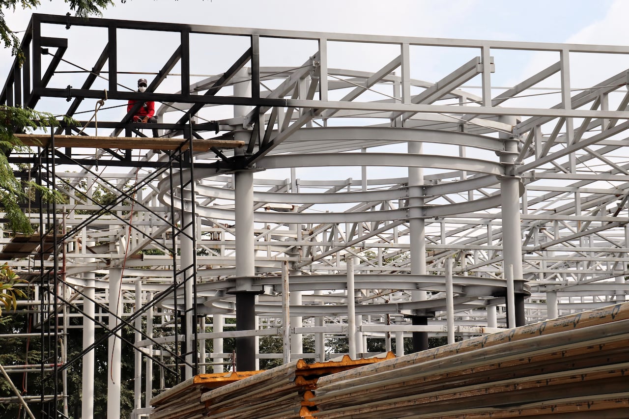 Así van las obras del parque Pacífico a 15 días de su entrega.