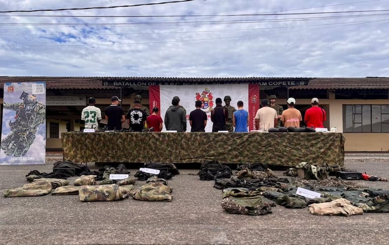 Armas largas, munición y material de intendencia fueron entregados por los miembros de la Comisión 34.