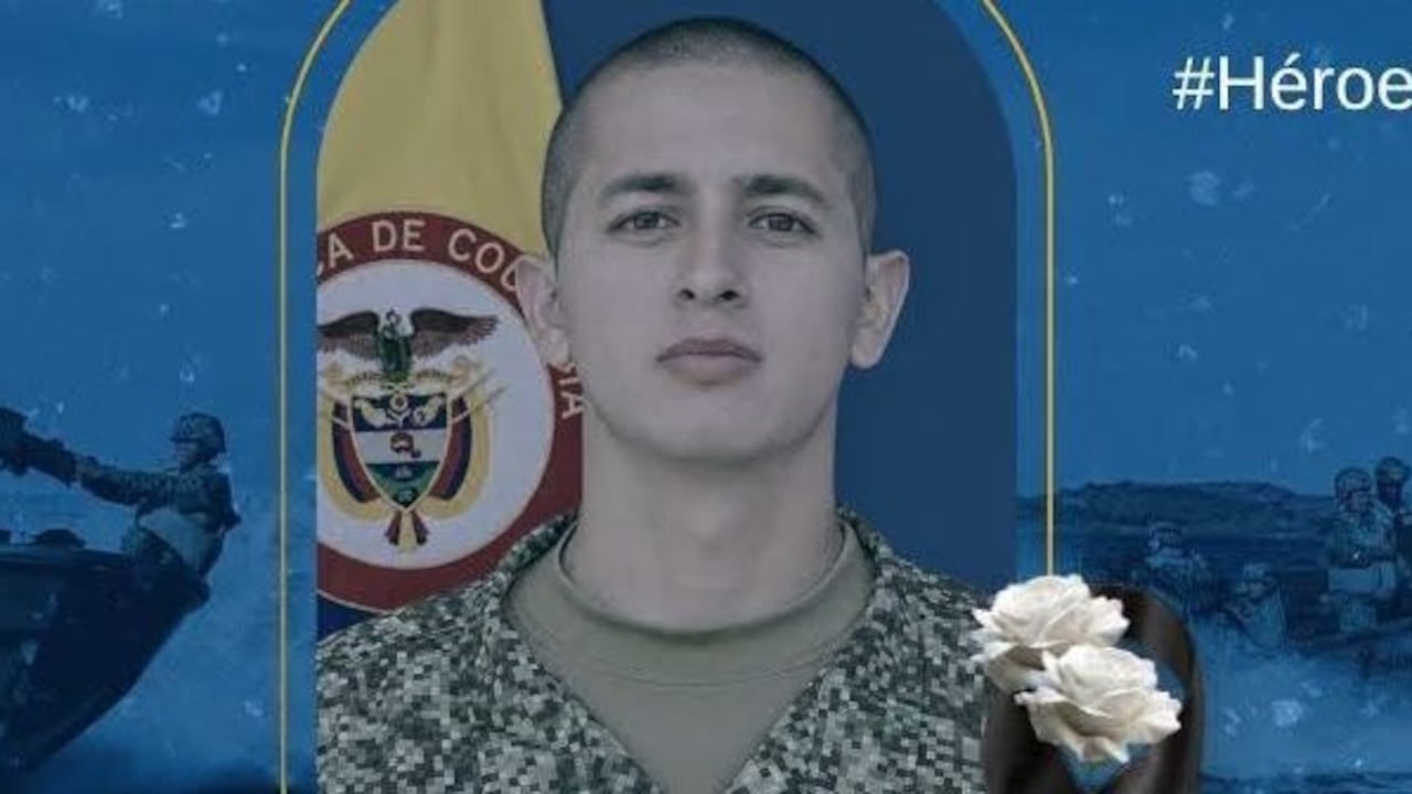 Edwin Andrés Vargas Londoño, infante de Marina de la Armada Nacional, murió durante un ataque con explosivos en zona rural de Guapi, Cauca.