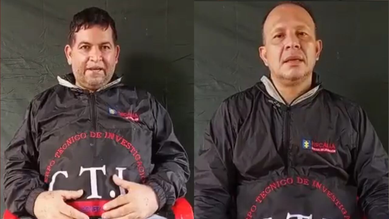 Jesús Antonio Pacheco y Rodrigo Antonio López, fueron secuestrados en el departamento de Arauca.