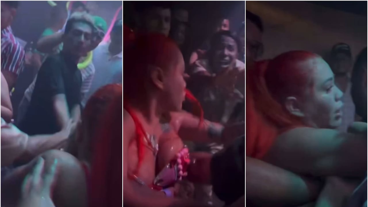 Yina Calderón fue atacada por un hombre en una discoteca, tras uno de sus shows en Montería.