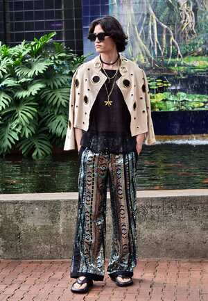 La moda masculina llega al Zoológico de Cali, con una pasarela de safari. Fotos Jenifer Duque / Especial para El Pais / 11 de Nov del 2023 Cali.