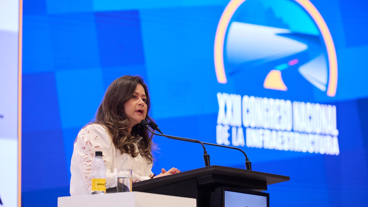 María Fernanda Rojas, ministra de Transporte, se refirió al futuro del Tren de Cercanías. Foto: CCI