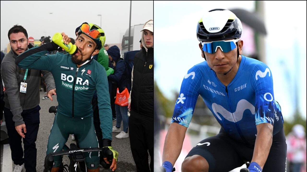 Daniel Felipe Martínez y Nairo Quintana