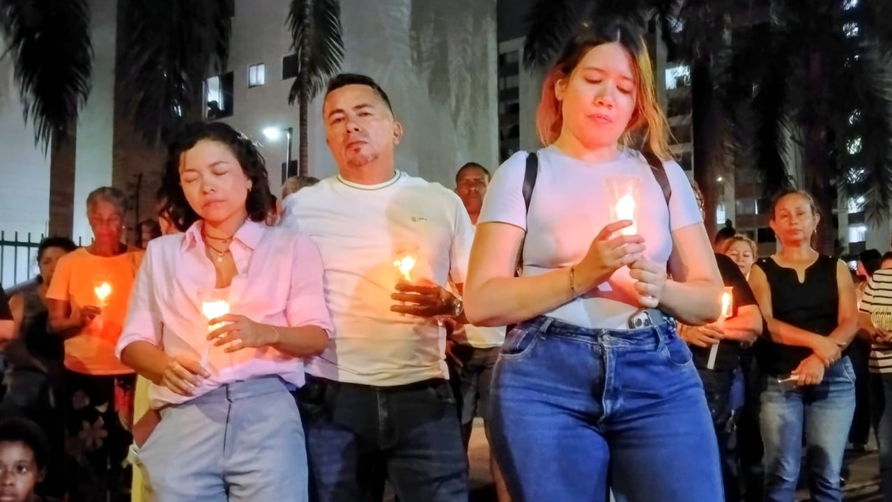Velatón en Cali