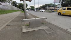 Normalmente los Mupis están al lado de los paraderos del MÍO.